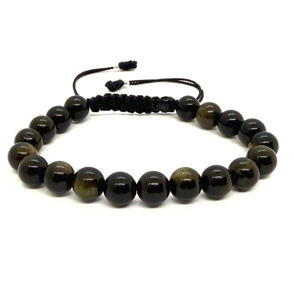 Pulsera de Obsidiana Dorada R