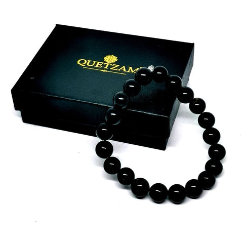Pulsera de Obsidiana Dorada
