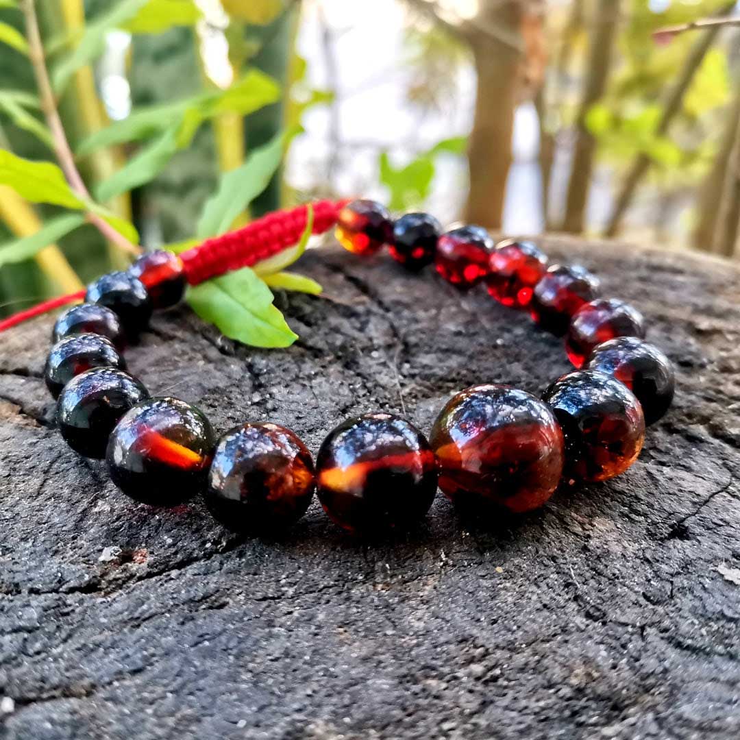 Promoción Limitada Pulsera de Ámbar Rojo - Invierno Rojo