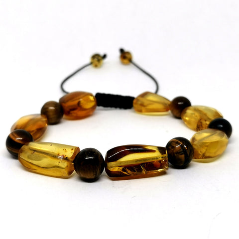 Pulsera de Ámbar de Chiapas Inicio/Vida