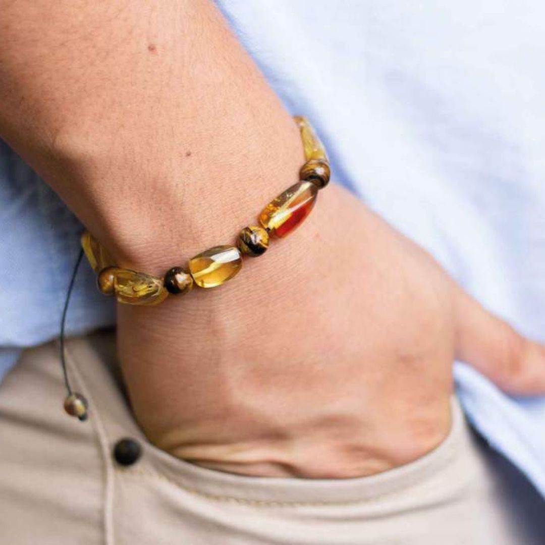 Pulsera de Ámbar de Chiapas Inicio/Vida