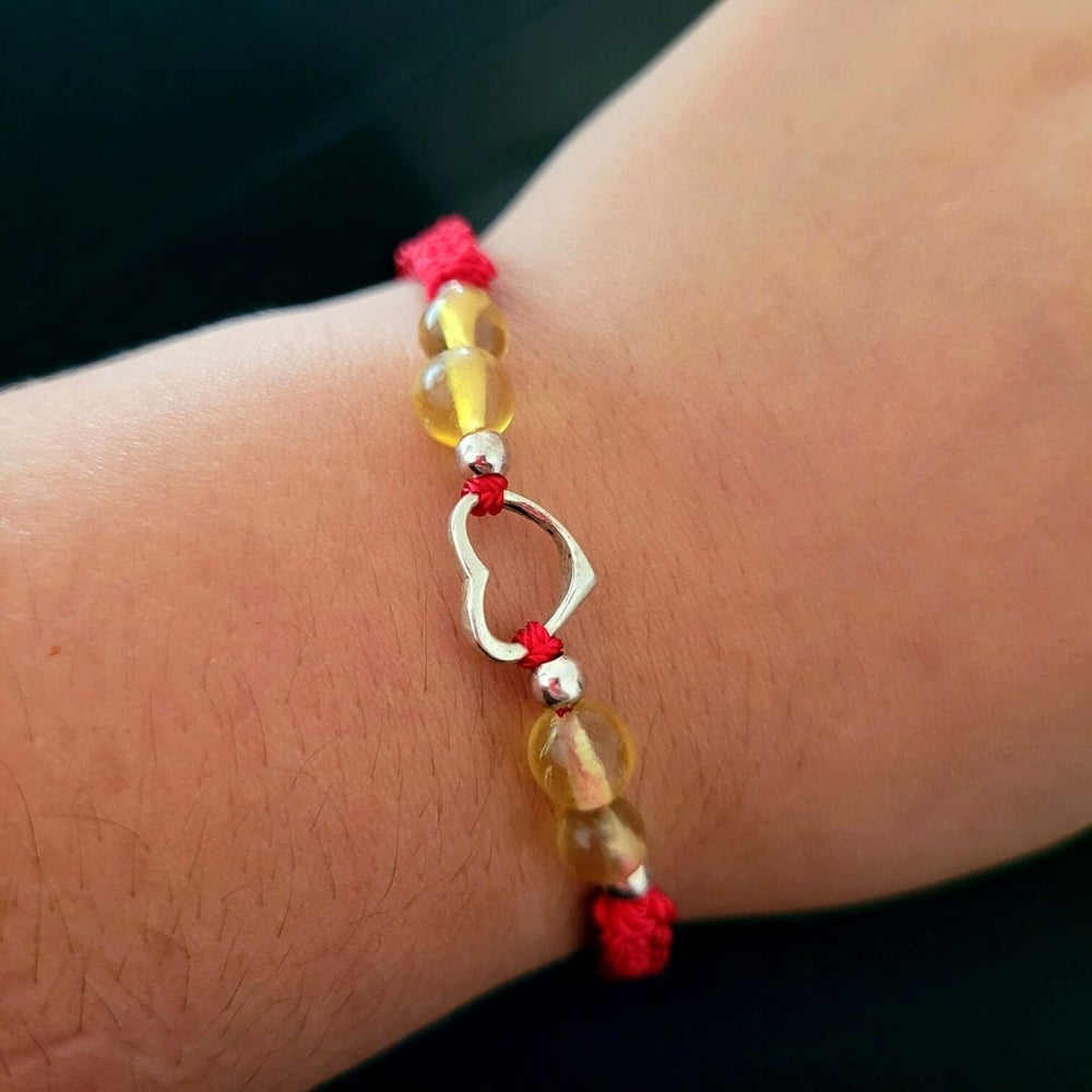 Pulsera Perlas y Ambar