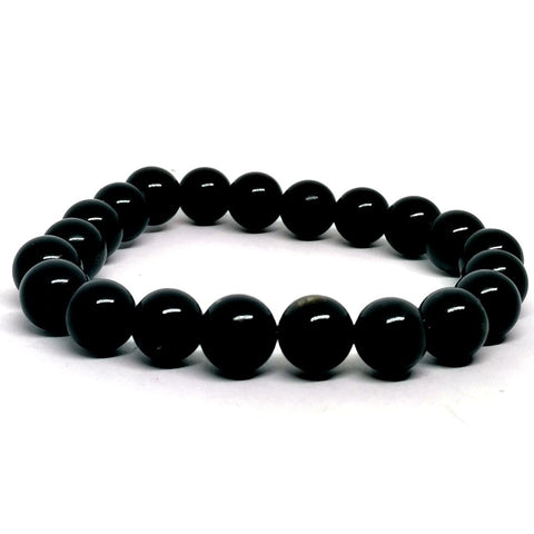 Pulsera de Obsidiana Dorada