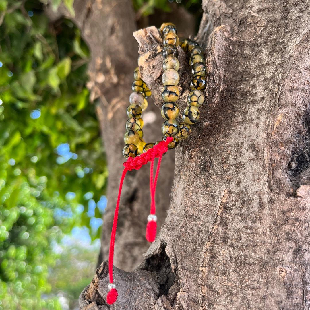 Pulsera de Ágata Vena de Dragón