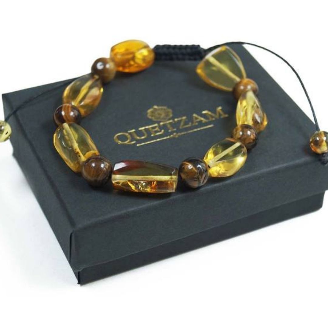 Pulsera de Ámbar de Chiapas Inicio/Vida